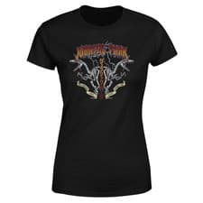 Image of Jurassic Park Raptor Twinz Womens T-Shirt | Official Licensed | Black