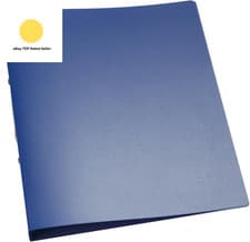 Image of 2 Ring Binder Frosted A4 Blue (Frosted Polypropylene Covers with 25Mm