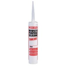 Image of Evo-Stik 483422 Multipurpose Silicone Sealant Clear C20 310ml