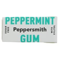 Image of Peppersmith | Peppermint Chewing Gum - 100% Xylitol Dental Packs | 1 x 15g