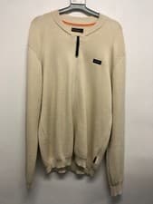 Image of NAPAPIJRI MEN'S FULL ZIP JUMPER COTTON BLEND IN CREAM SIZE L BNWOT