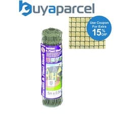 Image of Gardman 50mm Garden Plant Mesh Fence Green Plant Support 69030 0.5m x 5m