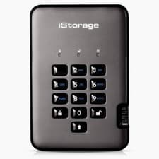 Image of iStorage diskAshur PRO2 128 External SSD - USB, Secure PIN Protection Encrypted
