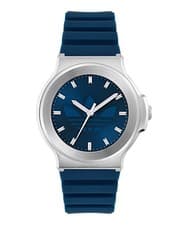 Image of Adidas Originals Blue Unisexs Analogue Watch Expression Three AOFH25502
