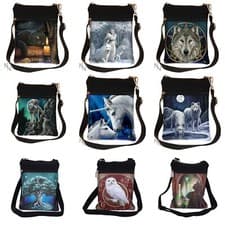 Image of New Shoulder Bag Lisa Parker Anne Stokes Artwork Cats Wolves Unicorns Owls