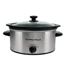 Image of Hamilton Beach The Comfort Cook 3.5L Slow Cooker – Silver