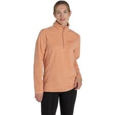 Image of Craghoppers Womens Miska Half Zip Micro Fleece Walking Hiking Midlayer Top