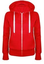 Image of Ladies Girl NEW PLUS SIZE Zip Up Sweatshirt Hooded Hoodie Coat Jacket Top 8-26