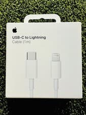 Image of GENUINE ORIGINAL Apple iPhone 14 13 12 11 Charger Type C to Lightning Cable - 1M