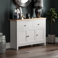 Image of Arlington Sideboard Cabinet Cupboard Buffet Storage Modern Living Room Furniture