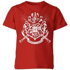 Image of Harry Potter Hogwarts House Crest T-Shirt Kids | Official Licensed | Red