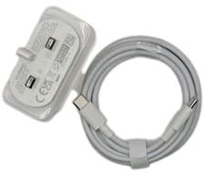 Image of Genuine Huawei 65Watt USB-C PD UK Charger Plug +  Huawei Type C Cable 1.8m