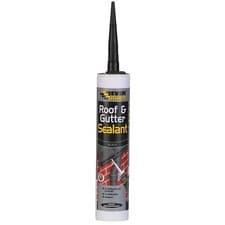 Image of Everbuild Everflex Roof and Gutter Sealant, Black, 300ml