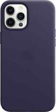 Image of Genuine / Official Apple iPhone 12 Pro Max Leather Case with MagSafe Deep Violet