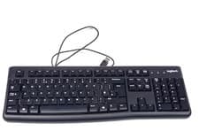 Image of Logitech K120 Black Curved Wired Keyboard