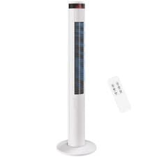 Image of HOMCOM Oscillating Tower Fan Remote Control 3 Speed Modes Cooling Machine White