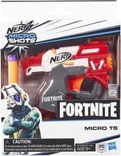 Image of Nerf Fortnite TS Nerf MicroShots Dart-Firing Toy Blaster 2 Nerf Elite Darts