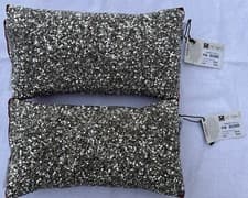 Image of Rita Ora ROSELLA Cushion (dark rose) RRP £48