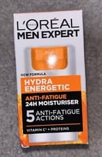 Image of BNIB L'OREAL PARIS MEN EXPERT HYDRA ENERGETIC ANTI-FATIGUE 24H MOISTURISER