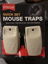 Image of Rentokil Quick Set Mouse Trap Twin Pack ( 2 Traps Supplied )