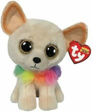 Image of TY BEANIE BABIES BOOS COLLECTION DOG CHIHUAHUA CHEWEY 15 CM S 36324