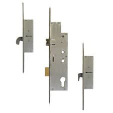 Image of Fullex Crimebeater 45/92mm Lever Operated Latch & Deadbolt Twin Spindle - 2 Hook
