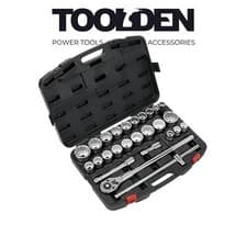 Image of Sealey AK2584 Socket Set 26pc 3/4"Sq Drive 12-point WallDrive®