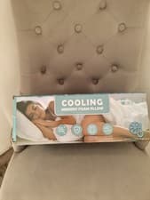 Image of BNIB - Cotton King - Cooling Memory Foam Pillow. Size: 50cm X 70cm