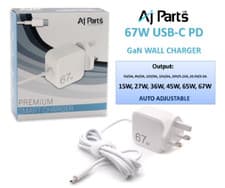 Image of For Huawei MateBook 13, Matebook D 14 Laptop Charger USB-C Type Power Adapter