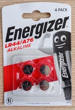 Image of Energizer LR44 Batteries AG13 357 A76 RW82 L1154 SR44 Coin Cell Button Alkaline