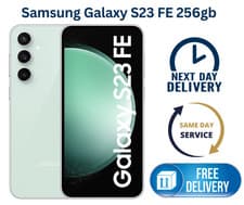 Image of Samsung Galaxy S23 FE Green 256GB 5G Unlocked - Excellent New Condition Phone A+
