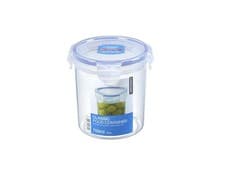 Image of Lock & Lock HPL932D Round Storage Container Clear/Blue 700ml