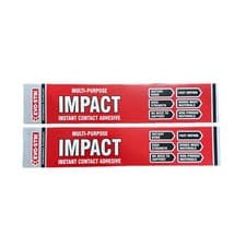 Image of 2x Evo-Stik Multi Purpose Impact Instant Contact Adhesive-High Strength Fast-65g