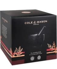Image of Cole & Mason Clavering 20cm Granite Pestle & Mortar  High Quality Granite
