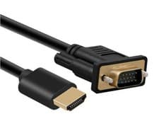 Image of 1080P HDTV Male to VGA Male Audio Video Cable For PC Monitor HDTV Projector