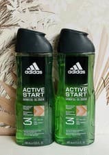 Image of 2-Pack Adidas ~ Active Start 3-in-1 Shower Gel 13.5 fl oz Each