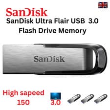 Image of SanDisk Ultra Fit 32GB 64GB 128GB 256GB 512GB USB 3.2 Memory Stick Flash Drive