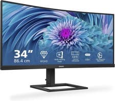 Image of Philips E-line 346E2CUAE/00 34'' WQHD 100Hz UltraWide LCD Curved Black Monitor