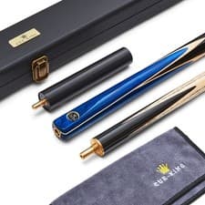 Image of Cue-King Pro Series Snooker Cue With Case Blue Handmade 57" Extension Included
