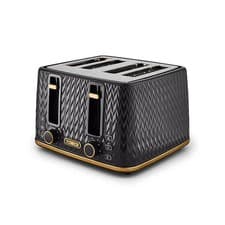 Image of Tower Empire Toaster 4 Slice Black
