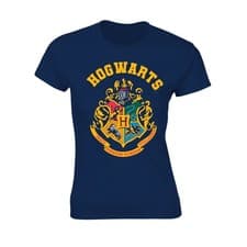 Image of Ladies Harry Potter Hogwarts Official Tee T-Shirt Womens