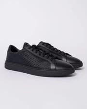Image of Men's Hugo Boss Black Kieran Monogram Trainers UK 9 RRP £189