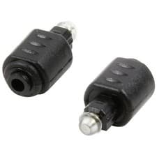 Image of LogiLink CA1016 Adapter Black Toslink Audio Phono Adapter