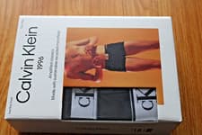 Image of Mens Calvin Klein 3 pack  Classic 1996  Microfiber Black  Low rise trunk  Medium