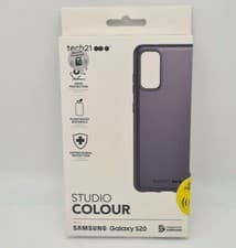 Image of Samsung Galaxy S20 5G Phone Case Black Tech21 Drop Protection Ultra Thin