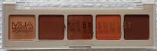 Image of 5-Pan Eyeshadow Palette 3.8g ~ by MUA ~ Shade: AMBER SUNSET (Nude Browns) ~ NEW