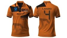 Image of F1 Mclaren Team Lando Norris 4 New 2024 Edition Polo T Shirt