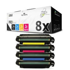 Image of 8X Eurotone PRO Cartridge XXL For HP Color LaserJet Enterprise Flow MFP M-577-C