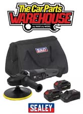 Image of Sealey CP20VRPXKIT Brushless Rotary Polisher Kit 20V SV20 Series 2 Batteries