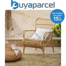 Image of Garden Trading Outdoor Indoor Corston Lounge Chair Armchair Rattan Wicker Style